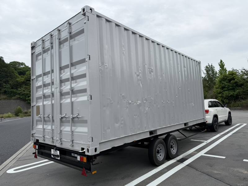 20ftコンテナトレーラー